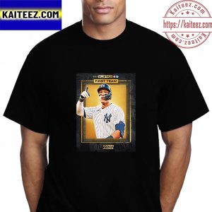 Aaron Judge 2022 All MLB First Team OF New York Yankees Vintage T-Shirt