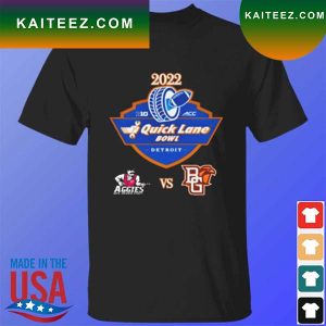 Aggies of new mexico vs falcons of bowling green ohio 2022 quick lane bowl T-shirt