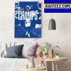 Air Force Football Are Champions 2022 Lockheed Martin Armed Forces Bowl Champions Art Decor Poster Canvas
