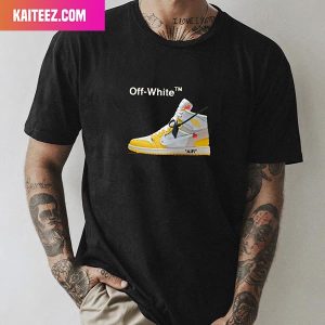 Air Jordan 1 High x Off-white Canary Yellow Fan Gifts T-Shirt