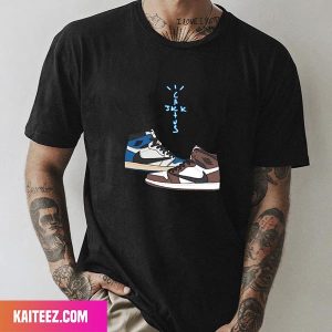 Air Jordan 1 x Travis Scott Sneaker Style T-Shirt