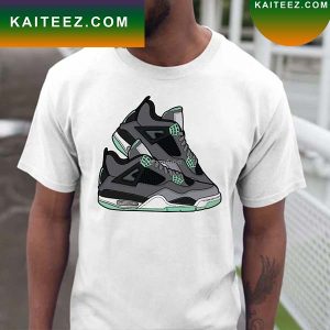 Air Jordan 4 Green Glows Shose Essential T-Shirt