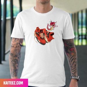 Air Jordan 4 Red Gyarados Customs Fan Gifts T-Shirt