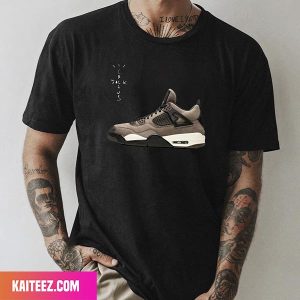 Air Jordan 4 x Travis Scott Dark Mocha Fan Gifts T-Shirt