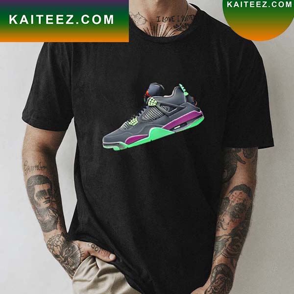 Air Jordan Shoes Neon Design Classic T-Shirt - Kaiteez