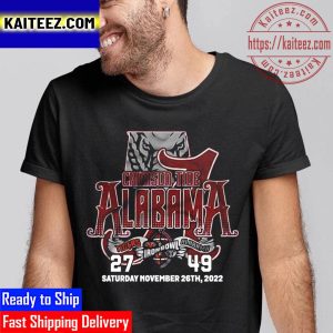 Alabama Crimson Tide 2022 Iron Bowl Champions Vintage T-Shirt