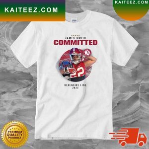 Alabama Crimson Tide James Smith Committed Defensive Line 2023 T-shirt