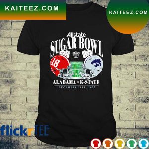 Alabama Crimson Tide vs. Kansas State Wildcats Allstate Sugar Bowl Matchup old school 2022 T-shirt