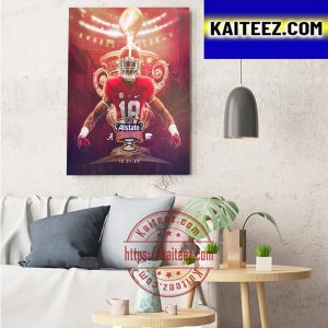 Alabama Football Vs Kansas State In The Allstate Sugar Bowl Art Decor Poster Canvas