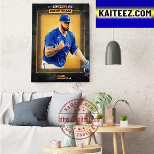 Alek Manoah 2022 All MLB First Team SP Selection Toronto Blue Jays Art Decor Poster Canvas