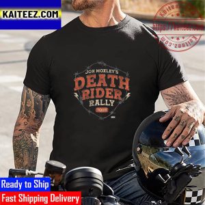 All Elite Wrestling AEW Jon Moxley Death Rider Rally Tour Vintage T-Shirt