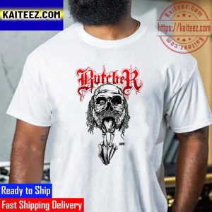 All Elite Wrestling AEW The Butcher Skull Vintage T-Shirt