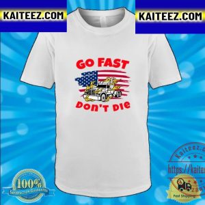 American Trucker Go Fast Dont Die Vintage T-Shirt