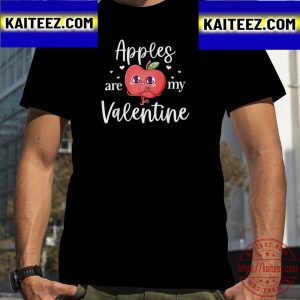 Apple Valentines Day Design For Couple Cute Apple Lover Vintage T-Shirt