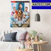 Argentina Are 2022 FIFA World Cup Champions Art Decor Poster Canvas