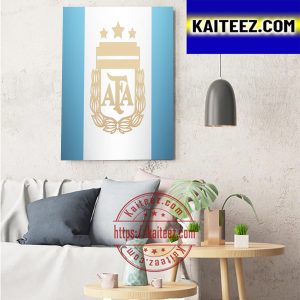Argentina Are Champions World Cup 2022 Art Decor Poster Canvas