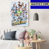 Argentina Are The 2022 World Cup Champions Art Decor Poster Canvas