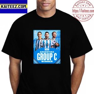 Argentina Are Group C FIFA World Cup 2022 Winners Vintage T-Shirt
