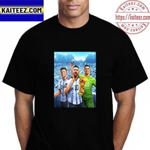Argentina Are Winners World Cup Champions 2022 FIFA World Cup Vintage T-Shirt