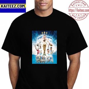 Argentina Are World Cup Champions Vintage T-Shirt