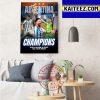 Argentina Champions Of The World 2022 FIFA World Cup Art Decor Poster Canvas