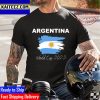 Argentina Football Team World Champions Qatar Vintage T-Shirt