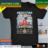 Argentina winner Qatar 2022 poster T-shirt