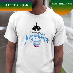 Argentina Football Team World Champions Qatar T-Shirt