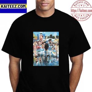 Argentina In FIFA World Cup Qatar 2022 Vintage T-Shirt