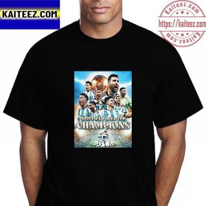 Argentina Is The 2022 FIFA World Cup Champion Vintage T-Shirt