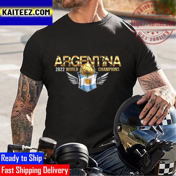 Argentina National Team 2022 FIFA World Cup Champion Vintage T-Shirt