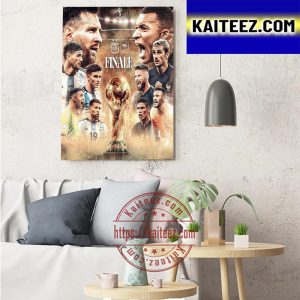 Argentina Vs France FIFA World Cup 2022 Final Art Decor Poster Canvas