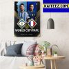 Argentina Vs France In The 2022 FIFA World Cup Final Art Decor Poster Canvas