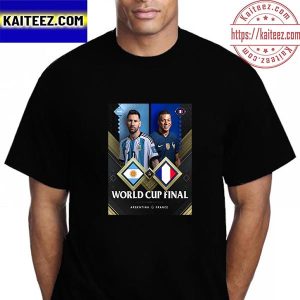 Argentina Vs France In The 2022 World Cup Final Vintage T-Shirt
