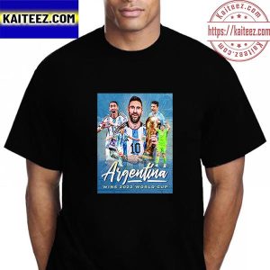 Argentina Wins 2022 FIFA World Cup Vintage T-Shirt