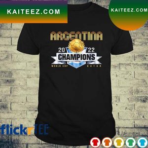 Argentina World Cup 2022 Champions T-shirt