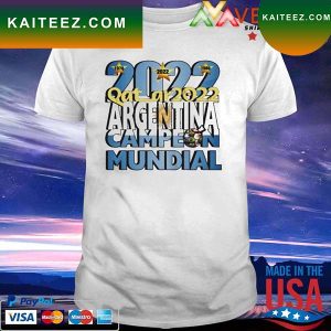 Argentina World Cup Champions QATAR 2022 T-Shirt