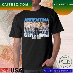 Argentina World Cup Champions Qatar 2022 T-Shirt