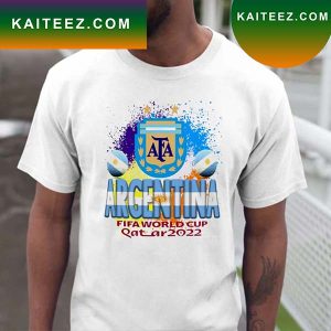 Argentina World Cup Templates Cup QATAR World T-shirt