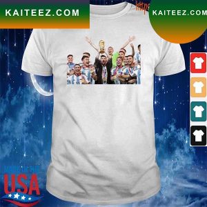 Argentina World Cup Winners 2022, Lionel Messi Champions T-Shirt
