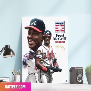 Atlanta Braves The Crime Dog Is Headed To Cooperstown 2023 Inductee Poster