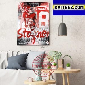 Austin Stogner Tight End At The University Of Oklahoma Art Decor Poster Canvas