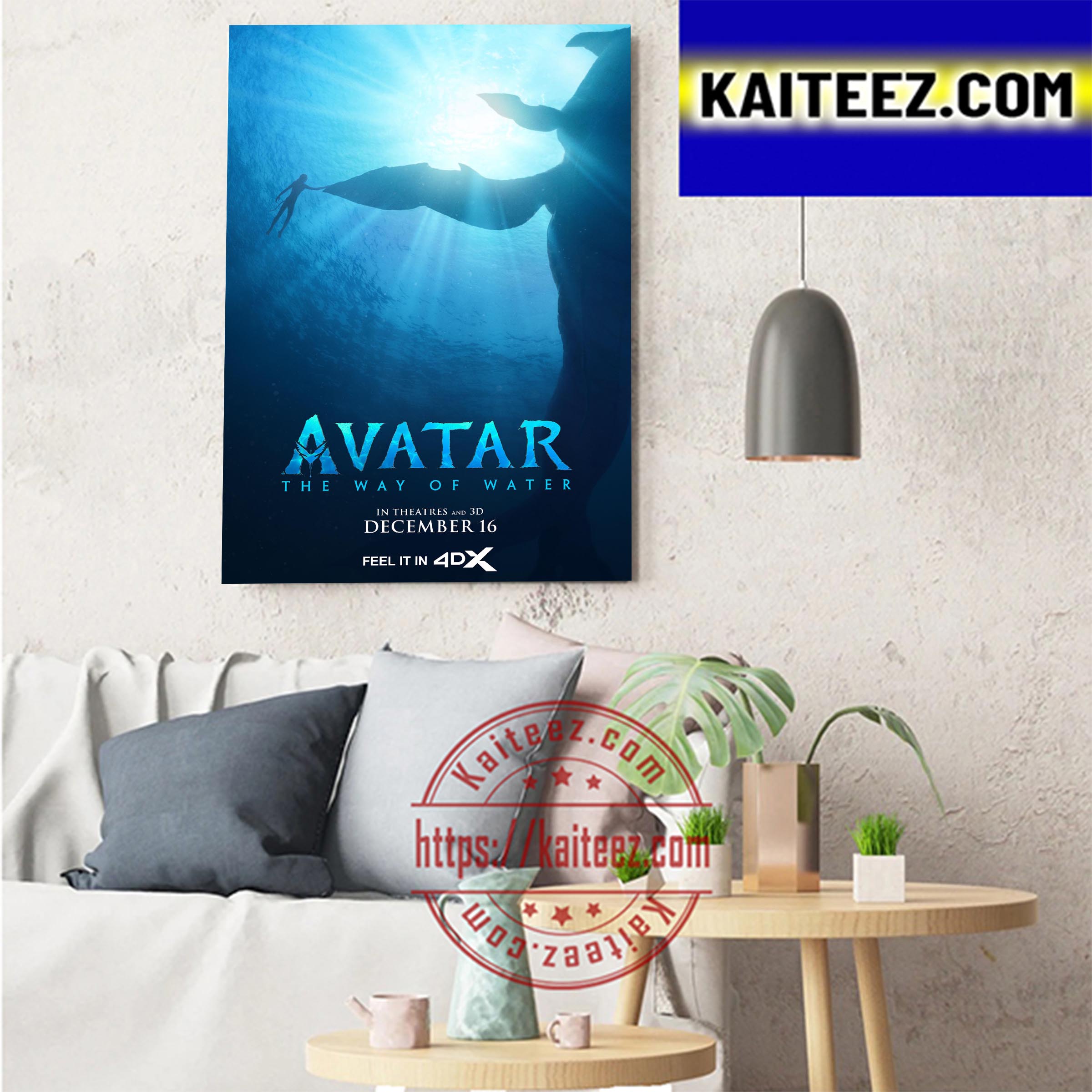 Avatar: Con Đường Nước - Poster Trang Trí Nghệ Thuật Chính Thức 4DX - Cuộc hành trình đầy kinh ngạc của bộ phim Avatar đã trở lại! Với poster trang trí nghệ thuật tuyệt đẹp, người xem sẽ được truyền cảm hứng và sự háo hức đặc biệt cho cuộc phiêu lưu đầy tình cảm và hiệu ứng 4DX hấp dẫn. Hãy đến và tận hưởng những cảm xúc tuyệt vời trong bộ phim này.