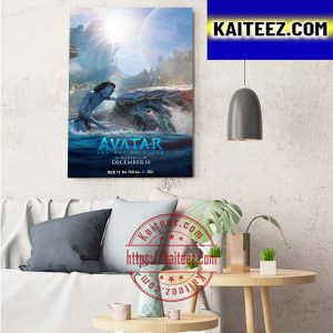 Avatar The Way Of Water RealD 3D Official Poster Art Decor Poster Canvas