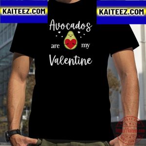 Avocado Valentines Day Design For Couple Cute Avocado Lover Vintage T-Shirt