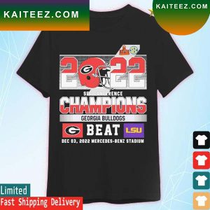 Awesome 2022 Sec Conference Champions Georgia Bulldogs Beat LSU Tigers T-Shirt
