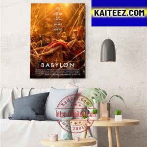 Babylon Official Poster Movie Art Decor Poster Canvas