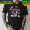 Arkansas Razorbacks vs. Kansas Jayhawks Blue 84 2022 T-shirt