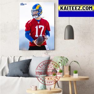 Baker Mayfield New Face In Los Angeles Rams NFL Art Decor Poster Canvas