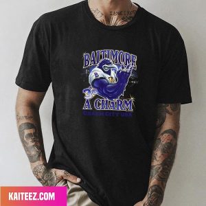 Baltimore Ravens 3’s A Charm City USA Style T-Shirt
